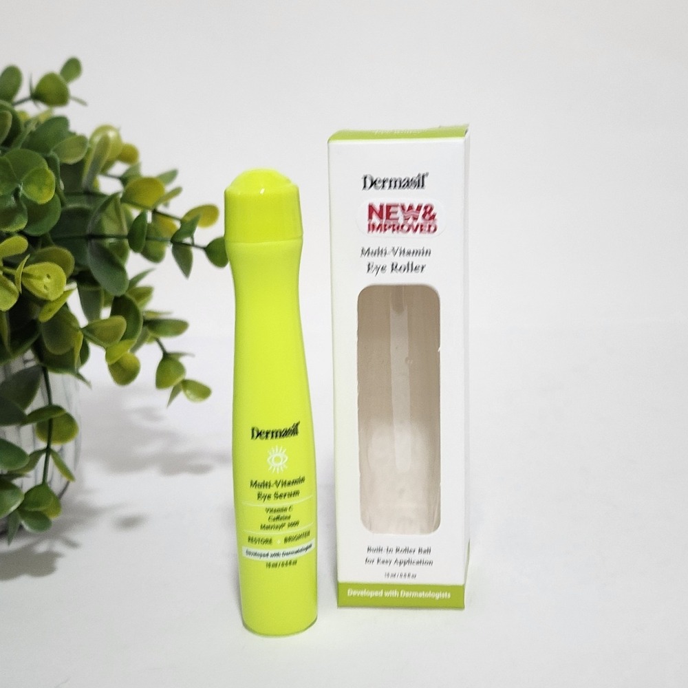 Dermasil Multi-Vitamin Eye Roller Restore + Brighten Vitamin C Caffeine Matrixyl